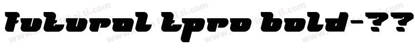 futural tpro bold字体转换